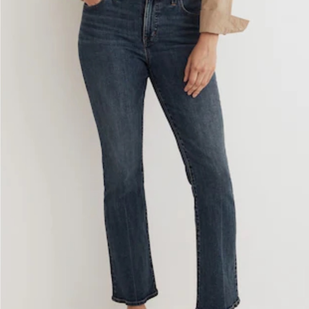 Madewell Dark Blue Straight Leg Jeans